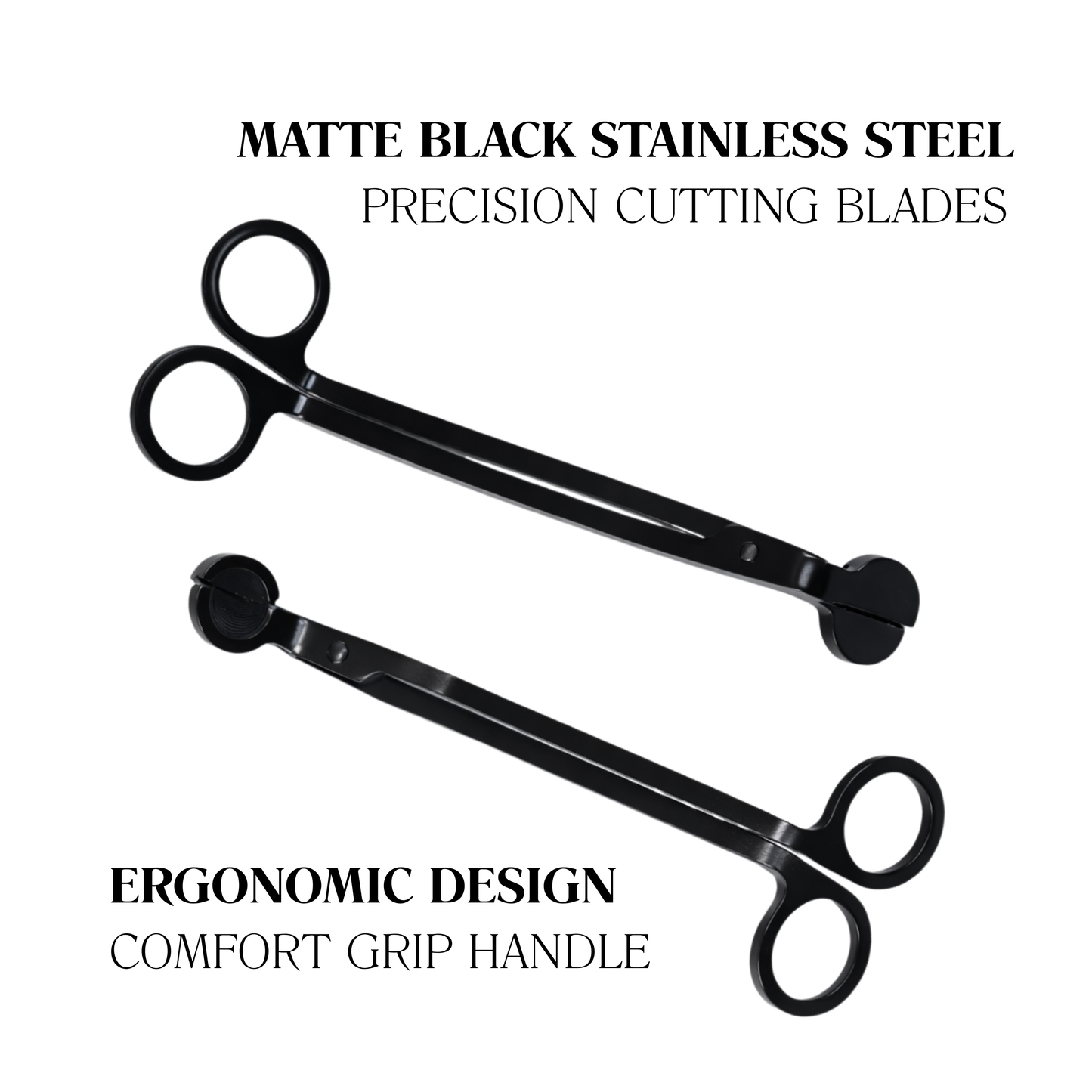 Steel Matte Black Wick Trimmer
