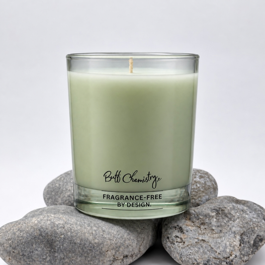 CLASSIC ★ GREEN GLASS CANDLE