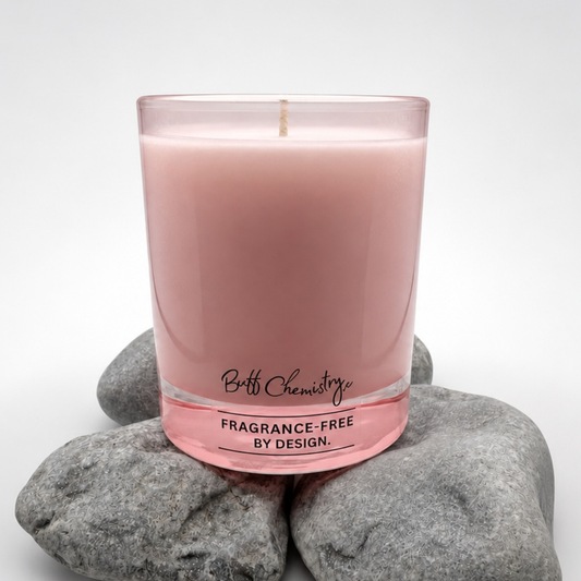 CLASSIC ★ PINK GLASS CANDLE