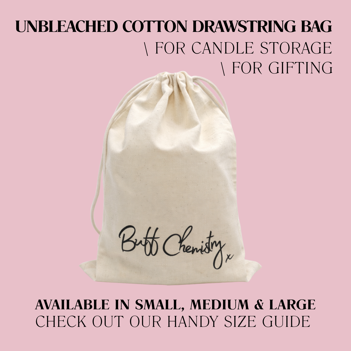 Cotton Drawstring Gift Bag