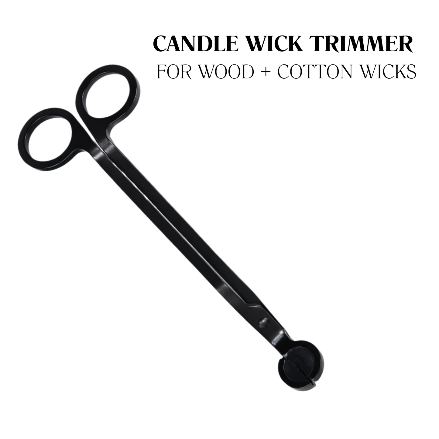 Steel Matte Black Wick Trimmer