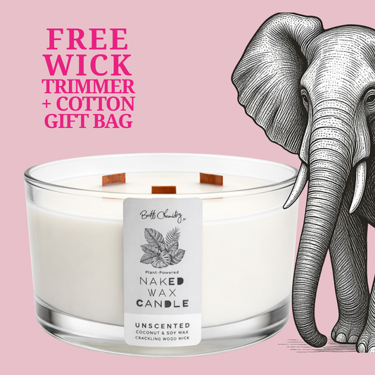 Statement Three Wood Wick Candle