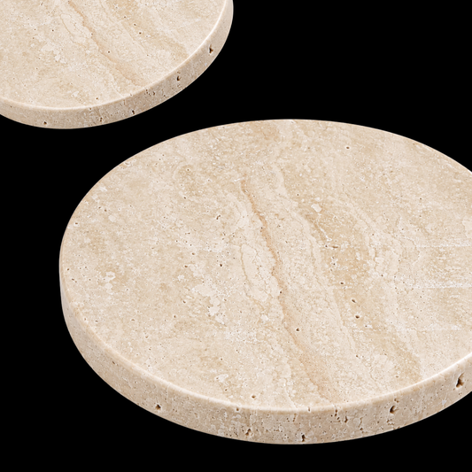 Travertine Natural Candle Stone